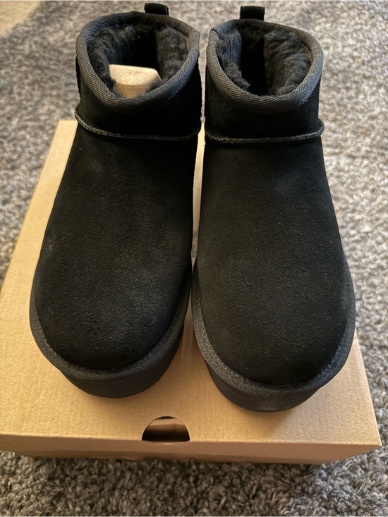 UGG Shoes - UGG Black Suede Short Booties